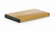GEMBIRD Prijenosno kućište za HDD EE2-U3S-3-GL, 2,5", USB 3.0, aluminij, zlatno